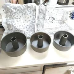 シフォンケーキ型 3個（20cm,17cm,17cm）セットのサムネイル
