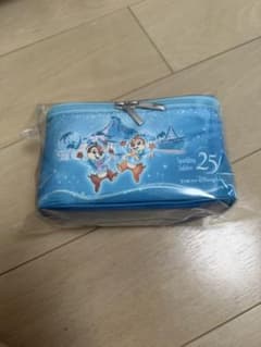 신품 미사용 디즈니 씨 25 주년 토끼 차 파우치