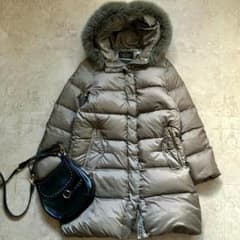 訳あり】ナノユニバース ブルーフォックス 西川ダウンファー ダウン