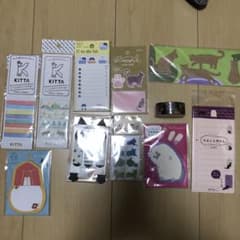 付箋などまとめてセット　猫多めのサムネイル