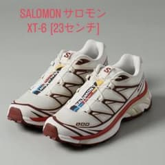 23センチ SALOMON XT-6 XT6 ホワイト/レッド トレッキング - メルカリ