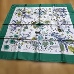 【極美品】GUCCI ヴィットリオ　アッコルネロ シルク100% スカーフ m18798535232_1.jpg?1774268700