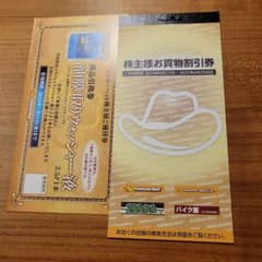 イエローハット　株主優待お買物券3000円分&油膜取りウォッシャー液引換券のサムネイル