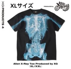 Alien X-Ray Tee Produced by XG（XL） Alien X-Ray Tee Produced by XG (XLsize) - メルカリ