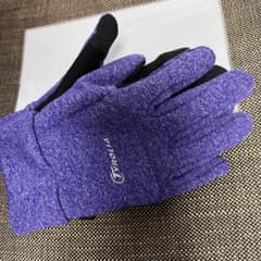 【再値下げ】手袋　紫　防寒　キッズL  スマホ可　撥水　コストコのサムネイル
