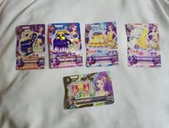 アイカツ ラブムーンライズ ラブクイーン 神崎美月 5枚セットのサムネイル
