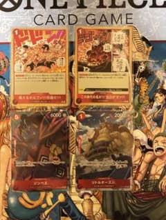 戦えるかルフィ　この時代の名が　パラレル4枚　ワンピースカード　ルフィ＆エースのサムネイル