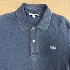 LACOSTE ポロシャツ インディゴブルー