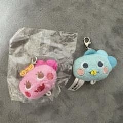 がんこちゃんのぬいぐるみチャーム がんこちゃんとがんぺーちゃん 2種セットのサムネイル