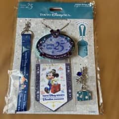 東京ディズニーシー 25周年 ジュビリーバッジ セット バケーション