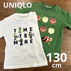 【UNIQLO】マイクラTシャツ2点セット130cmのサムネイル