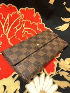 ルイヴィトン　長財布　ダミエ　インターナショナル　メンズ　レディース 三つ折りのサムネイル