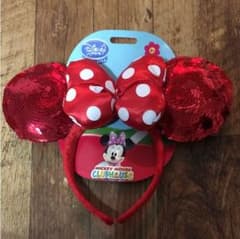 ☆お値下げ☆ ディズニー カチューシャ ミニー スパンコール 未使用のサムネイル