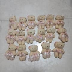くま ぬいぐるみ 17体セット ピンクドレスのサムネイル