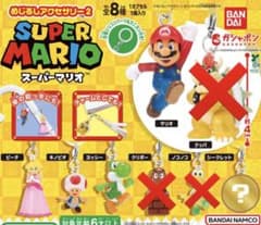 ５点　スーパーマリオ めじるしアクセサリー フィギュアのサムネイル
