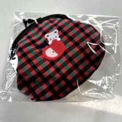 ファミリア familiar がま口財布 赤色チェックのサムネイル