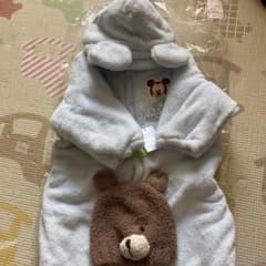 防寒おくるみ&帽子セットのサムネイル