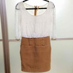 ともちさん専用！！ロイヤルパーティー レース ワンピースのサムネイル