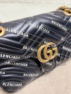 美品大幅お値下げ】☆GUCCI×BALENCIAGA☆ハッカーGGマーモント - メルカリ