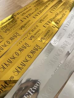 UVERworld セカオワ　対バン　金テープ　銀テープ　3本セット UVERworldVSセカオワ 金・銀テープ 1枚ずつセット売り - メルカリ