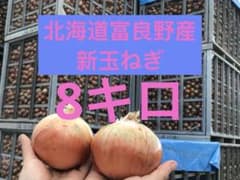 北海道富良野産新鮮玉ねぎ秀品　8キロのサムネイル