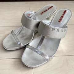 00s PRADA SPORT 프라다 스포츠 웨지 구두창 샌들 35