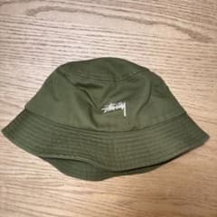 【stussy】バケットハット オリーブ カーキのサムネイル