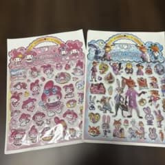 マイメロディ ズートピア 立体シール 2枚セットのサムネイル