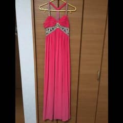 サーモンピンクロングドレス♡キャバ パーティーのサムネイル