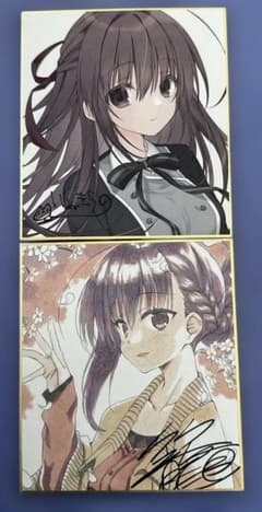 サクラノ刻 サイン付きミニ色紙 御桜稟 鳥谷真琴 - メルカリ