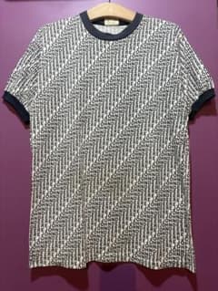 極上 70s ジョンディア 総柄 リンガーTシャツ L 企業 ボロ ビンテージ