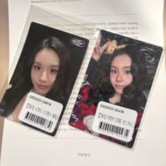 TWICE チェヨン ステッカー オンラインくじ2枚セットのサムネイル