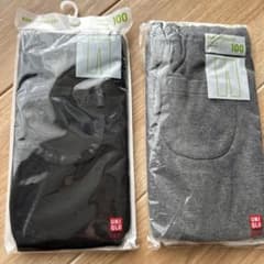 UNIQLO キッズスパッツ 100cm ２色セットのサムネイル