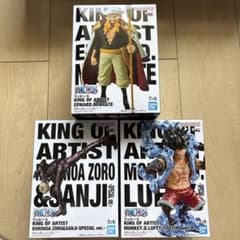 원피스 KING OF ARTIST 피규어 3종 세트