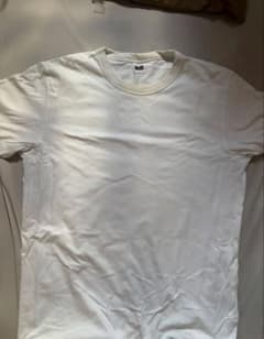 ユニクロ　クルーネックTシャツ ホワイト Lサイズのサムネイル