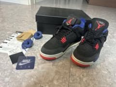 Nike Air Jordan 4 ブラック/レッド/ブルーのサムネイル