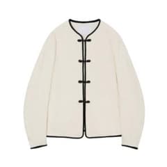 Crane Pattern Jacquard Jacket - ecru - メルカリ