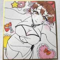 ト*ム様 【ウマ娘】ダンツフレーム【 手描きイラスト ファンアート 色紙】 ト*ム様 【ウマ娘】ファンアート ダンツフレーム色紙 原画 手描き