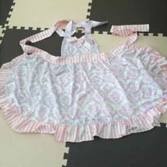 Little.H様専用 ダマスク柄 エプロンのサムネイル