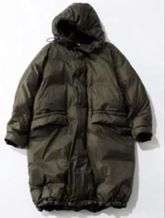 未使用】レミレリーフ ロングダウンカーキS 徳原文子✕REMI RELIEF