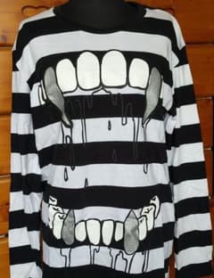 monomania キバ Ｔシャツ ボーダーのサムネイル