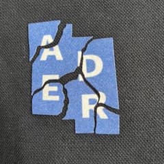 アーダーエラー ポロシャツ A3 L~XL 黒 パッチ ADERERRORのサムネイル