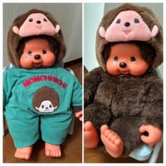 【レア】セブンイレブン限定 モンチッチ 特大ぬいぐるみ　2004年ロッテコラボ レア】セブンイレブン限定 モンチッチ 特大ぬいぐるみ 2004年ロッテ