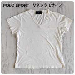 【キズあり】POLO SPORT ポロスポーツ Vネック 白のサムネイル