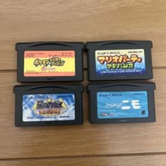 ゲームボーイアドバンスソフト4点のサムネイル
