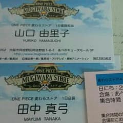 非売品 名刺 ルフィとロビンのサムネイル