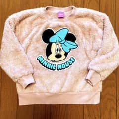 Disney Minnie Mouse fleece sweatshirt, pink, size 120