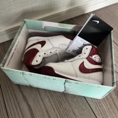 [Brand New with Black Tag] Jordan 1 Retro High OG Baby 9cm Red