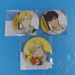BANANA FISH 缶バッジ 3個セット アッシュ・リンクス・英二 - メルカリ