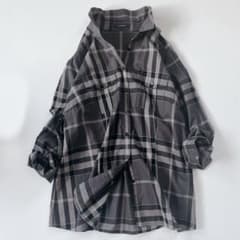 希少✨BURBERRY LONDON ノバチェック シャツ オーバーサイズ 46 - メルカリ